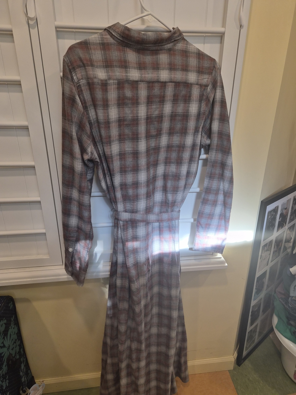 Dylan Plaid Button-Front Shirt Dess - Picture 2 of 7